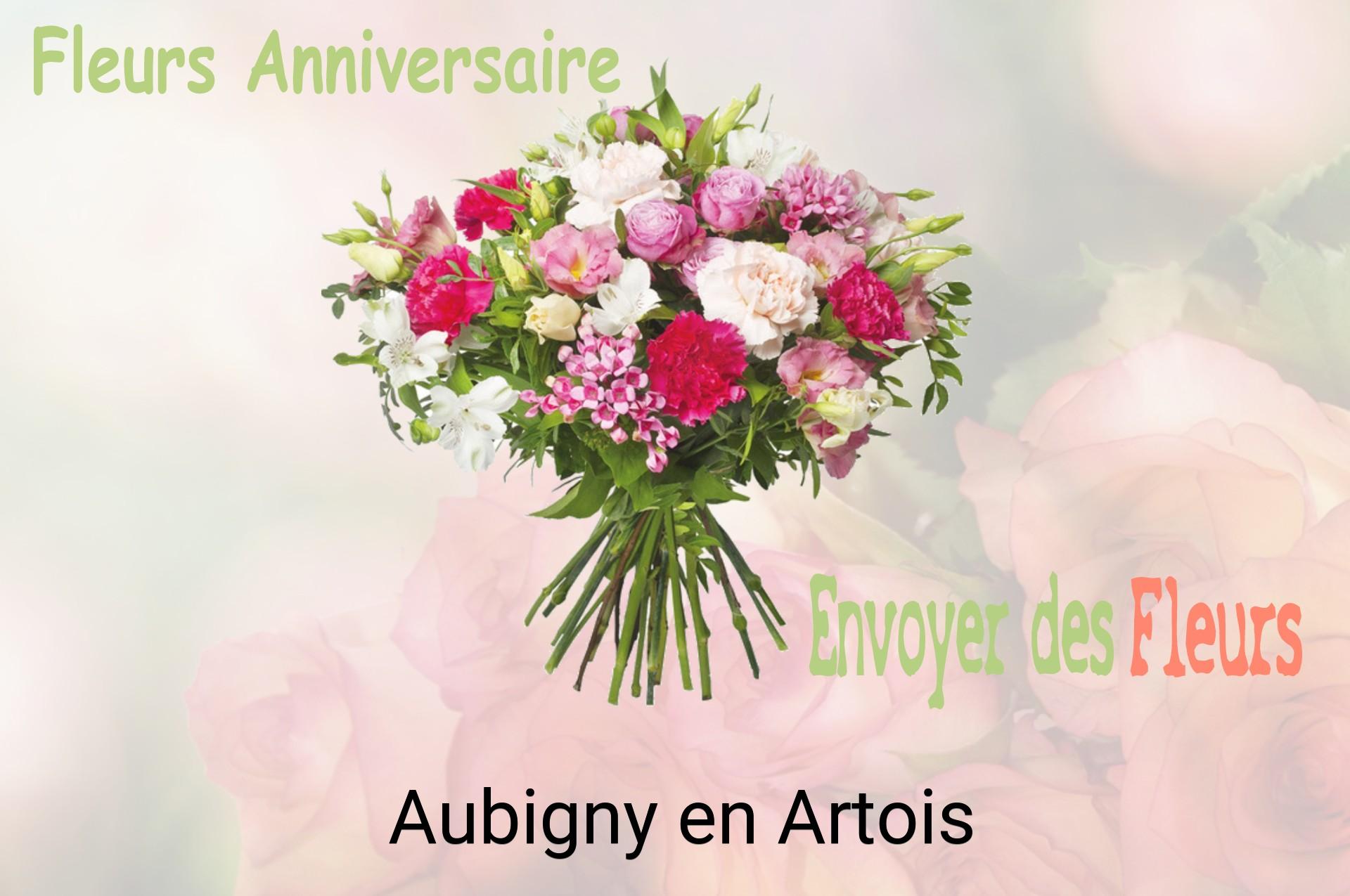 Bouquet de fleurs d’anniversaire livré à Aubigny-en-Artois